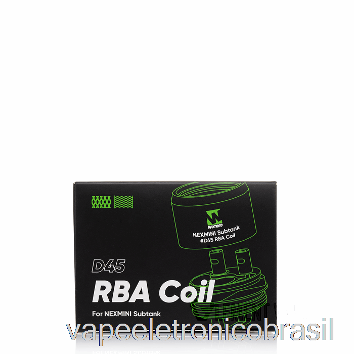 Bobinas De Substituição Vape Eletrônico Wotofo Nexmini Bobina D45 Rba